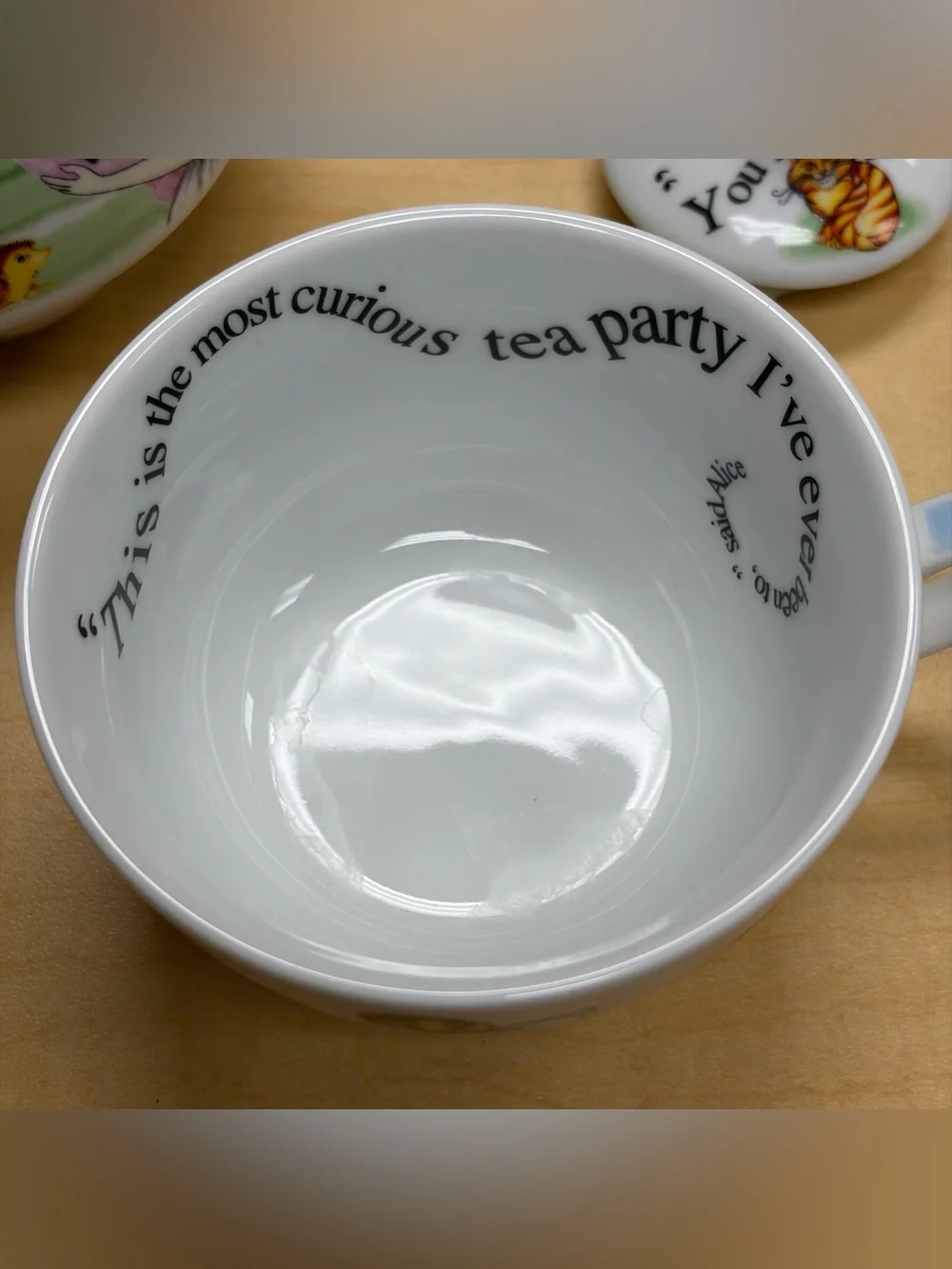 Paul Cardew Alice in Wonderland Tea For One Set Teapot & Cup Cardew Design